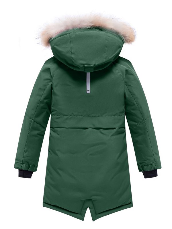 Valianly winter parka for girls green 9240Z